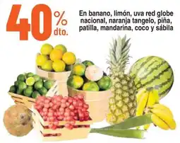 Alkosto En banano, limón, uva red globe nacional oferta