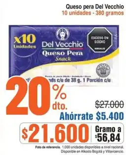 Alkosto Del vecchio queso pera oferta