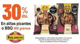 Alkosto Bucanero en alitas picantes o bbq oferta