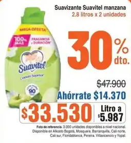 Alkosto Suavitel suavizante manzana oferta