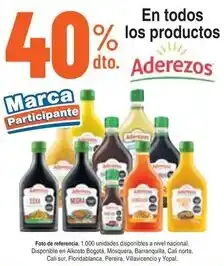 Alkosto Aderezos en todos productos oferta