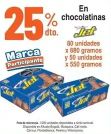 Alkosto En chocolatinas oferta