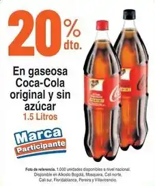 Alkosto Coca-cola en gaseosa original y sin azúcar oferta