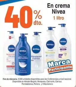 Alkosto Nivea en crema oferta
