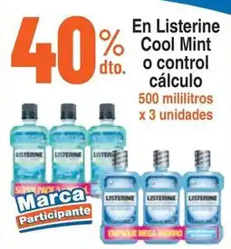 Alkosto En listerine cool mint o control cálculo oferta