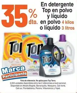 Alkosto Top en detergente en polvo y líquido en polvo oferta