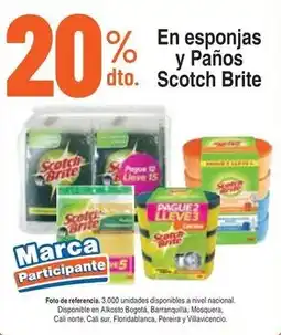 Alkosto Scotch brite en esponjas y paños oferta