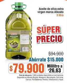 Alkosto Alkosto Aceite de oliva extra virgen marca oferta