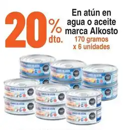 Alkosto Alkosto en atún en agua o aceite marca oferta