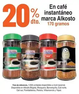 Alkosto Alkosto en café instantáneo marca oferta