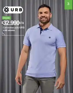 Jumbo URB camisetas polo oferta