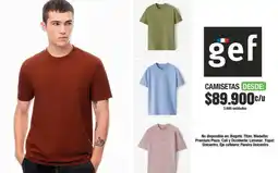 Jumbo Gef camisetas oferta