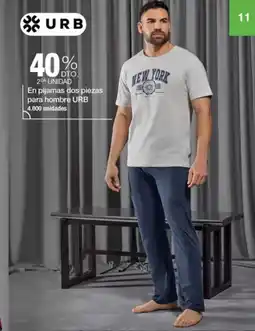 Jumbo URB en pijamas dos piezas para hombre oferta