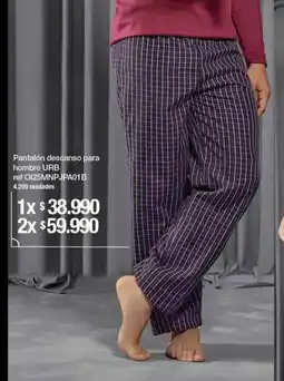 Jumbo URB pantalón descanso para hombre oferta
