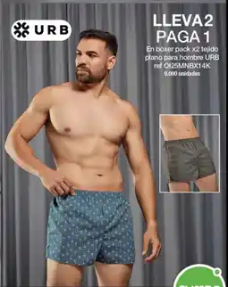 Jumbo URB en bóxer tejido plano para hombre oferta