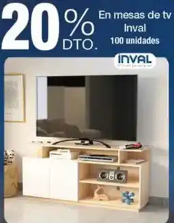 Jumbo Inval en mesas de tv oferta