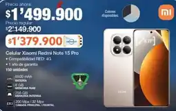 Jumbo Xiaomi redmi note 15 pro celular oferta