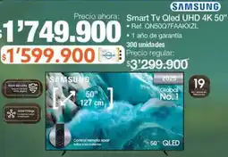 Jumbo Samsung smart tv qled uhd 4k 50" oferta