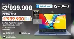 Jumbo Asus portátil vivobook 15 oferta