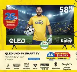 Hogar y Moda Smart Tv Wi-Fi QLED oferta