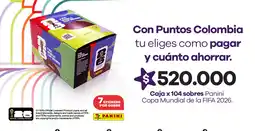 Éxito Caja x 104 sobres Panini Copa Mundial oferta