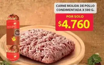 Carne molida de pollo condimentada
