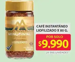 Ara Monumental café instantáneo liofilizado . oferta