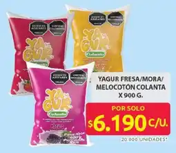 Ara Yagur fresa/mora/ melocotón colanta oferta