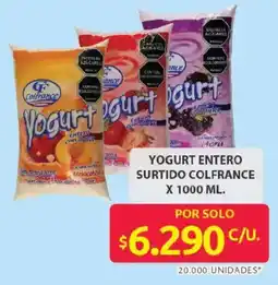 Ara Yogurt entero surtido colfrance oferta