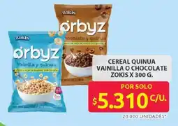 Ara Zokis cereal quinua vainilla o chocolate oferta