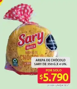 Ara Sary arepa de chócolo oferta