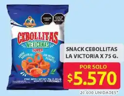 Ara La victoria snack cebollitas oferta