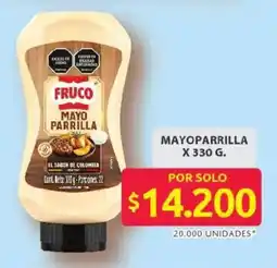 Ara Fruco mayo parrilla oferta