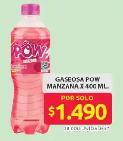 Ara Pow gaseosa manzana oferta