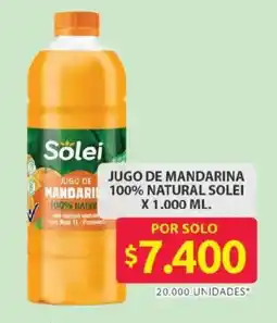 Ara Solei jugo de jugo de mandarina mandari 100% natural oferta
