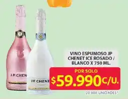 Ara J.P. chenet vino espumoso ice rosado / blanco oferta