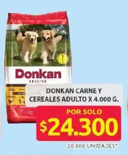 Ara Donkan carne y cereales adulto oferta