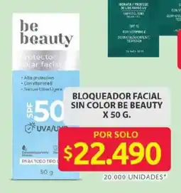 Ara Be beauty bloqueador facial sin color oferta