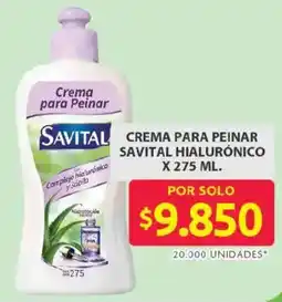 Ara Savital crema para peinar hialurónico oferta
