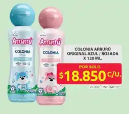 Ara Arrurú colonia original azul / rosada oferta