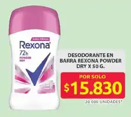Ara Rexona desodorante en barra powder dry oferta