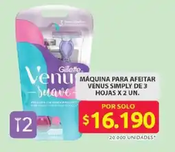 Ara Gillette venus máquina para afeitar simply oferta