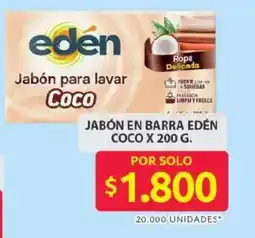 Ara Edén jabón en barra coco oferta