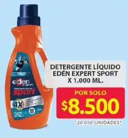 Ara Edén detergente líquido expert sport oferta