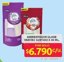 Ara Glade ambientador varitas surtido oferta