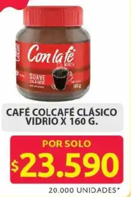 Ara Colcafé café clásico vidrio oferta