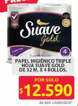 Ara Suave gold papel higiénico triple hoja oferta