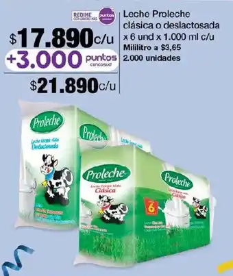 Jumbo Proleche leche clásica o deslactosada oferta