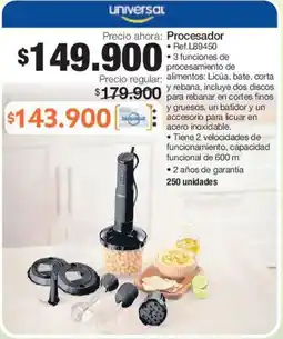 Jumbo Universal procesador oferta