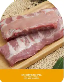 Éxito En costilla de cerdo oferta